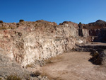 Grupo Mineralógico de Alicante. Explotación de yeso Las Viudas I. La Alcoraia. Alicante