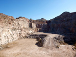 Grupo Mineralógico de Alicante. Explotación de yeso Las Viudas I. La Alcoraia. Alicante