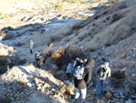 Grupo Mineralógico de Alicante. Terrers dels Pobres, Lomas de la Beata.  Agost. Alicante   