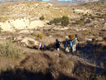 Grupo Mineralógico de Alicante. Terrers dels Pobres, Lomas de la Beata.  Agost. Alicante   