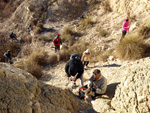 Grupo Mineralógico de Alicante. Terrers dels Pobres, Lomas de la Beata.  Agost. Alicante   