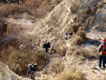 Grupo Mineralógico de Alicante. Terrers dels Pobres, Lomas de la Beata.  Agost. Alicante   