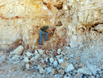 Grupo Mineralógico de Alicante. Gravera del Barquero. Enguera. Valencia   