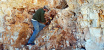 Grupo Mineralógico de Alicante.  Gravera del Barquero. Enguera. Valencia    