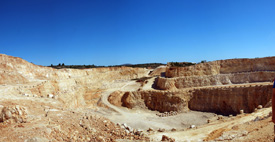 Grupo Mineralógico de Alicante. Gravera del Barquero. Enguera. Valencia   