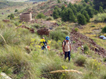 Grupo Mineralógico de Alicante. Mina Rómulo. Cabezo de San Juan. La Unión. Murcia.