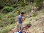 Grupo Mineralógico de Alicante. Barranco de la Escarabehuela y Retamal. Enguidanos / La Pesquera. Cuenca