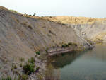 Grupo Mineralógico de Alicante. Canteras de arcilla situadas en la Zona del Pla, junto a la siera de los Tajos. Agost. Alicante