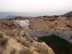 Grupo Mineralógico de Alicante.Canteras de arcilla situadas en la Zona del Pla, junto a la siera de los Tajos. Agost. Alicante 