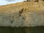 Grupo Mineralógico de Alicante. Canteras de arcilla situadas en la Zona del Pla, junto a la siera de los Tajos. Agost. Alicante