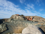 Grupo Mineralógico de Alicante. Explotación de Ofitas. Los Serranos. Albatera. Alicante