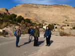 Grupo Mineralógico de Alicante. Explotación de de áridos de Holcin. El Cabezonet. Busot. Alicante

