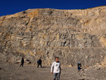 Grupo Mineralógico de Alicante. Explotación de de áridos de Holcin. El Cabezonet. Busot. Alicante

