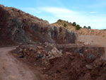 Grupo Mineralógico de Alicante. Cantera el Chicano. Macisvenda. Murcia

