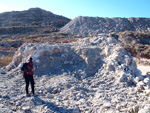 Grupo Mineralógico de Alicante.Canteras de yeso las Viudas. La Alcoraia. Alicante   