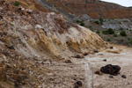 Grupo Mineralógico de Alicante.Corta Gloria y San Valentín. Sierra Minera de Cartagena la Union