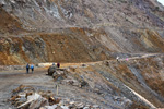 Grupo Mineralógico de Alicante.Corta Gloria y San Valentín. Sierra Minera de Cartagena la Union