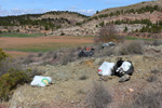 Grupo Mineralógico de Alicante.Afloramiento de Aragonito. Casas de Ves. Albacete. Alicante