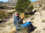 Grupo Mineralógico de Alicante. Paraje de El Salt.Jijona. Alicante  