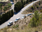 Grupo Mineralógico de Alicante.   Afloramiento de Aragonito. Casas de Ves. Albacete  