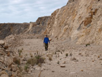 Grupo Mineralógico de Alicante.    Canteras de yeso las Viudas. La Alcoraia. Alicante  