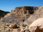 Grupo Mineralógico de Alicante.  Canteras de yeso las Viudas. La Alcoraia. Alicante  