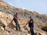 Grupo Mineralógico de Alicante. Cantera de Áridos Holcin. Busot. Alicante 