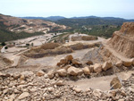 Grupo Mineralógico de Alicante.  Canteras de yeso las Viudas. La Alcoraia. Alicante  