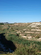 Grupo Mineralógico de Alicante.  Afloramiento de Celestina. Barranco del Mulo. Ulea. Murcia 