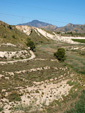 Grupo Mineralógico de Alicante. Afloramiento de Celestina. Barranco del Mulo. Ulea. Murcia