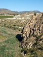 Grupo Mineralógico de Alicante. Afloramiento de Celestina. Barranco del Mulo. Ulea. Murcia