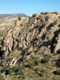 Grupo Mineralógico de Alicante. Afloramiento de Celestina. Barranco del Mulo. Ulea. Murcia