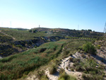 Grupo Mineralógico de Alicante.  Afloramiento de Celestina. Barranco del Mulo. Ulea. Murcia  