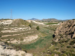 Grupo Mineralógico de Alicante. Afloramiento de Celestina. Barranco del Mulo. Ulea. Murcia