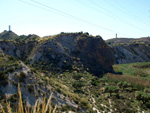 Grupo Mineralógico de Alicante. Afloramiento de Celestina. Barranco del Mulo. Ulea. Murcia