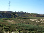 Grupo Mineralógico de Alicante. Afloramiento de Celestina. Barranco del Mulo. Ulea. Murcia