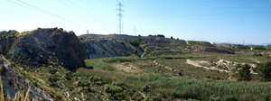 Grupo Mineralógico de Alicante. Afloramiento de Celestina. Barranco del Mulo. Ulea. Murcia