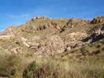 Grupo Mineralógico de Alicante.Paraje los Terreros. Valle de Ricote.Ojós. Murcia.