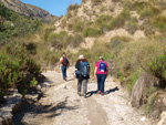 Grupo Mineralógico de Alicante.Paraje los Terreros. Valle de Ricote.Ojós. Murcia.