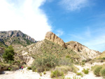 Grupo Mineralógico de Alicante.Paraje los Terreros. Valle de Ricote.Ojós. Murcia.