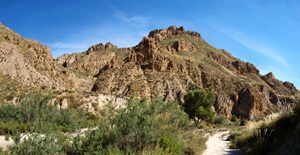 Grupo Mineralógico de Alicante.Paraje los Terreros. Valle de Ricote.Ojós. Murcia.