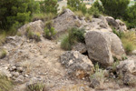 Grupo Mineralógico de Alicante. Exolotaciones de áridos y yeso. Cabezo del Polavar. Villena. Alicante