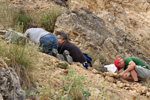 Grupo Mineralógico de Alicante. Exolotaciones de áridos y yeso. Cabezo del Polavar. Villena. Alicante