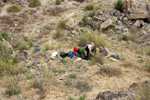 Grupo Mineralógico de Alicante.  Exolotaciones de áridos y yeso. Cabezo del Polavar. Villena. Alicante 