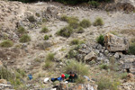 Grupo Mineralógico de Alicante.  Exolotaciones de áridos y yeso. Cabezo del Polavar. Villena. Alicante 