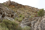 Grupo Mineralógico de Alicante.  Exolotaciones de áridos y yeso. Cabezo del Polavar. Villena. Alicante 