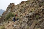 Grupo Mineralógico de Alicante.   Exolotaciones de áridos y yeso. Cabezo del Polavar. Villena. Alicante  