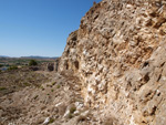 Grupo Mineralógico de Alicante.  Exolotaciones de áridos y yeso. Cabezo del Polavar. Villena. Alicante 