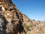 Grupo Mineralógico de Alicante.  Exolotaciones de áridos y yeso. Cabezo del Polavar. Villena. Alicante 