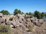 Grupo Mineralógico de Alicante. Exolotaciones de áridos y yeso. Cabezo del Polavar. Villena. Alicante 